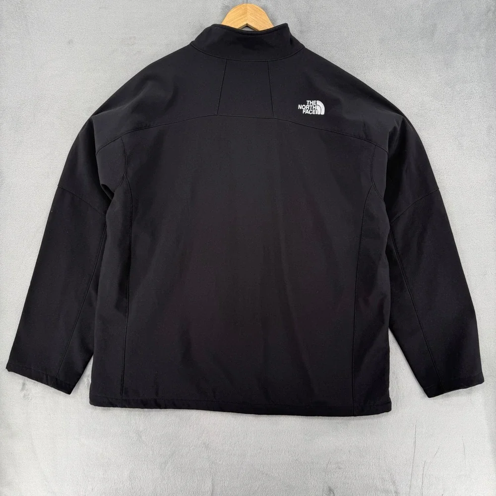 The North Face Jacket Mens XXL Apex Bionic Softshell Windwall Black Outdoor